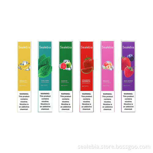 Sealebia E Cigarette 1000 Puffs Disposable Vape Bar
